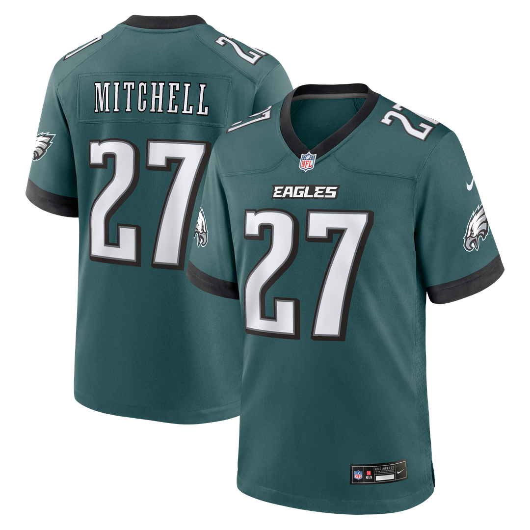 Quinyon Mitchell Philadelphia Eagles Nike Alternate Game Jersey -  Kelly Green