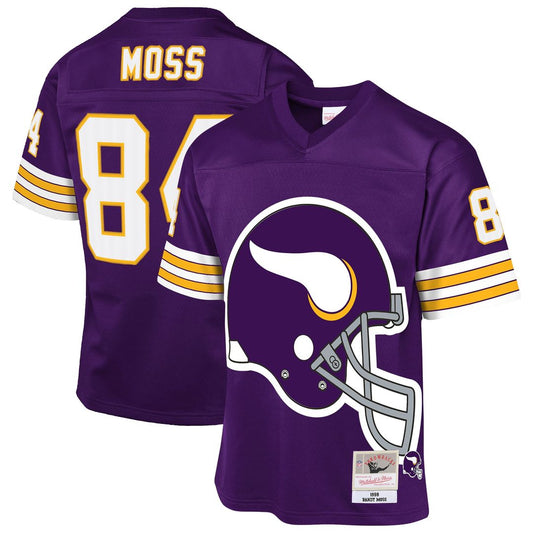Randy Moss Minnesota Vikings Mitchell & Ness Youth 1998 Throwback Fashion Jersey - Purple