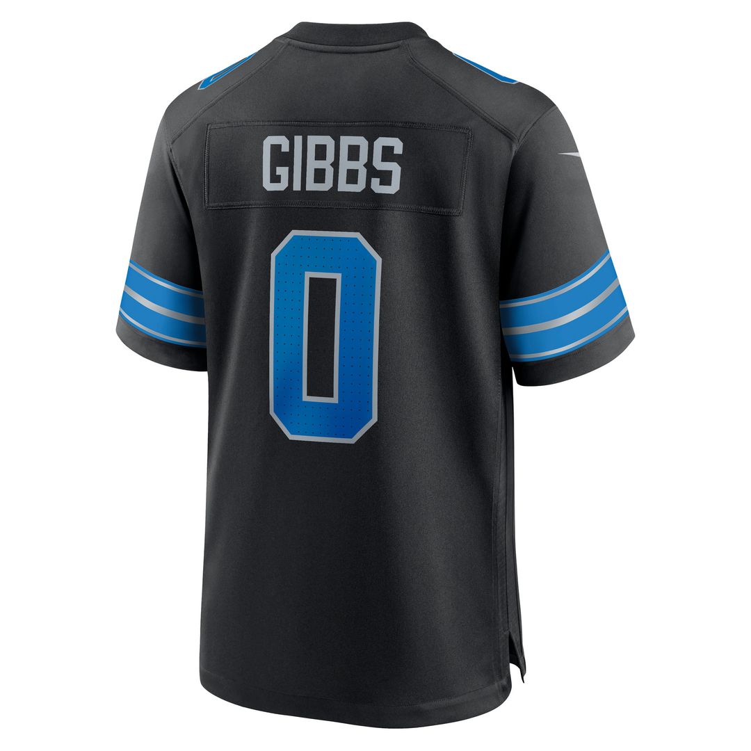 Jahmyr Gibbs Detroit Lions Nike Game Player Jersey - Blue