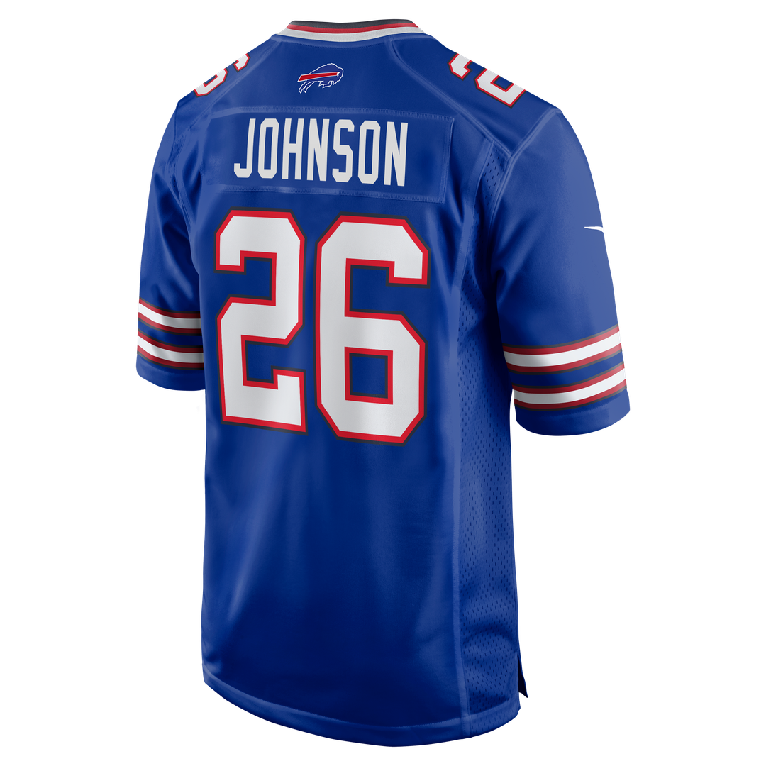 Ty Johnson Buffalo Bills Nike Team Game Jersey -  Royal