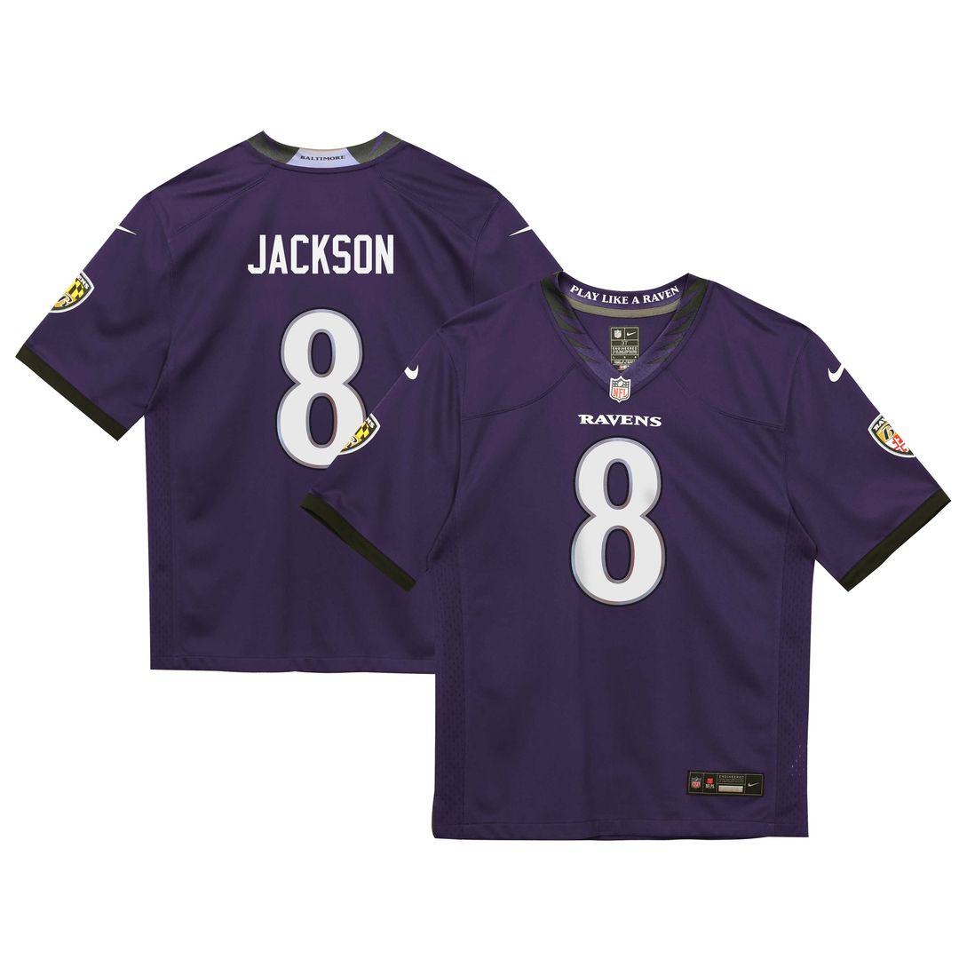 Lamar Jackson Baltimore Ravens Nike Infant Team Game Jersey - Purple