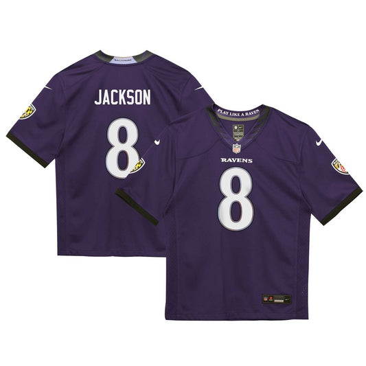 Lamar Jackson Baltimore Ravens Nike Infant Team Game Jersey - Purple