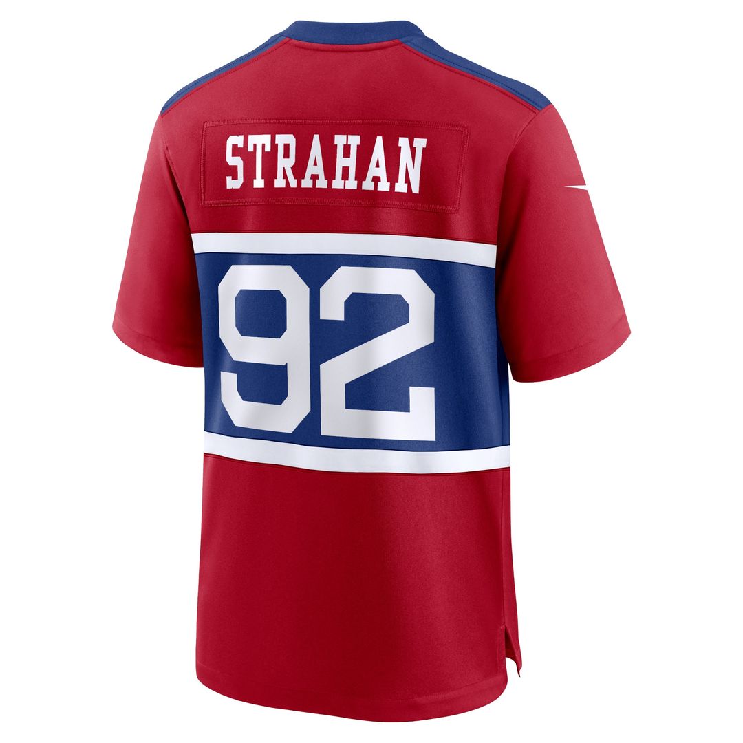 Michael Strahan New York Giants Nike Alternate Retired Player Game Jersey - Century Red