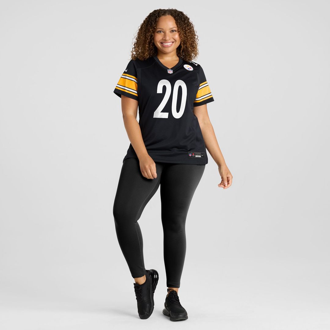 Kaleb Johnson Pittsburgh Steelers Nike Women's Team Game Jersey -  Black