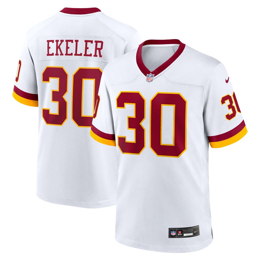 Austin Ekeler Washington Commanders Nike Game Player Jersey - Burgundy