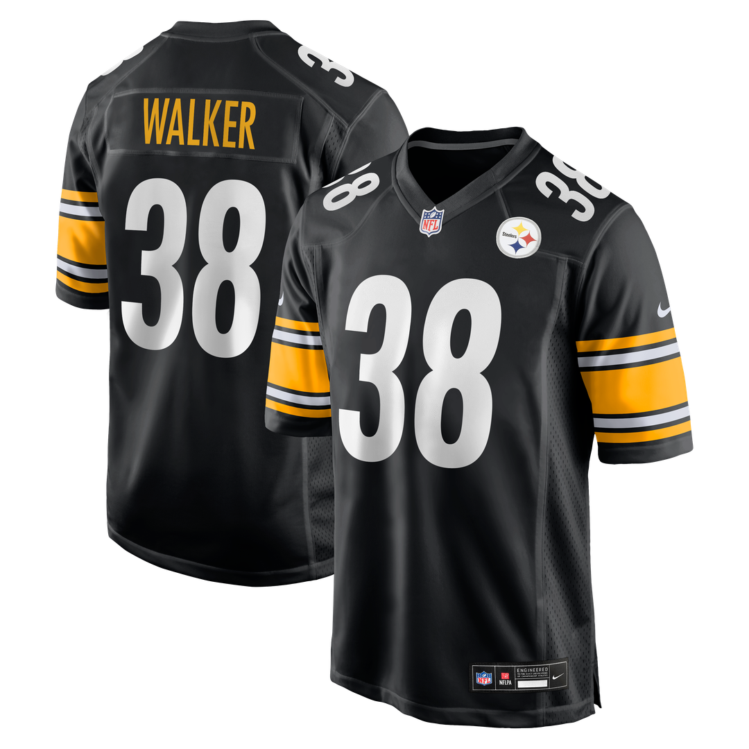 Mykal Walker Pittsburgh Steelers Nike Team Game Jersey -  Black
