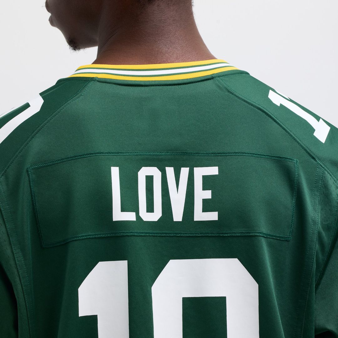Jordan Love Green Bay Packers Nike  Game Jersey - White