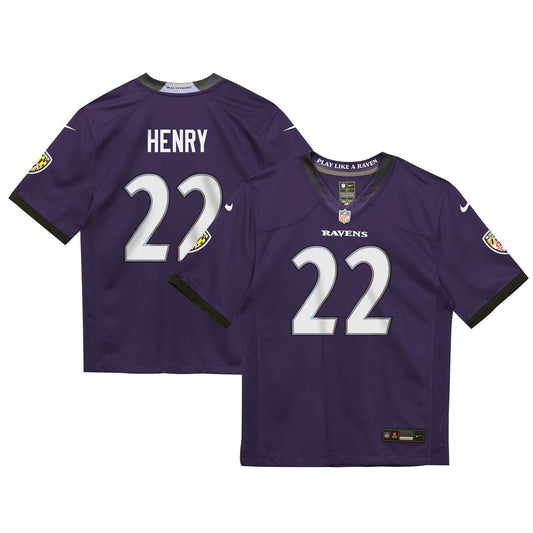 Derrick Henry Baltimore Ravens Nike Preschool Team Game Jersey - Purple