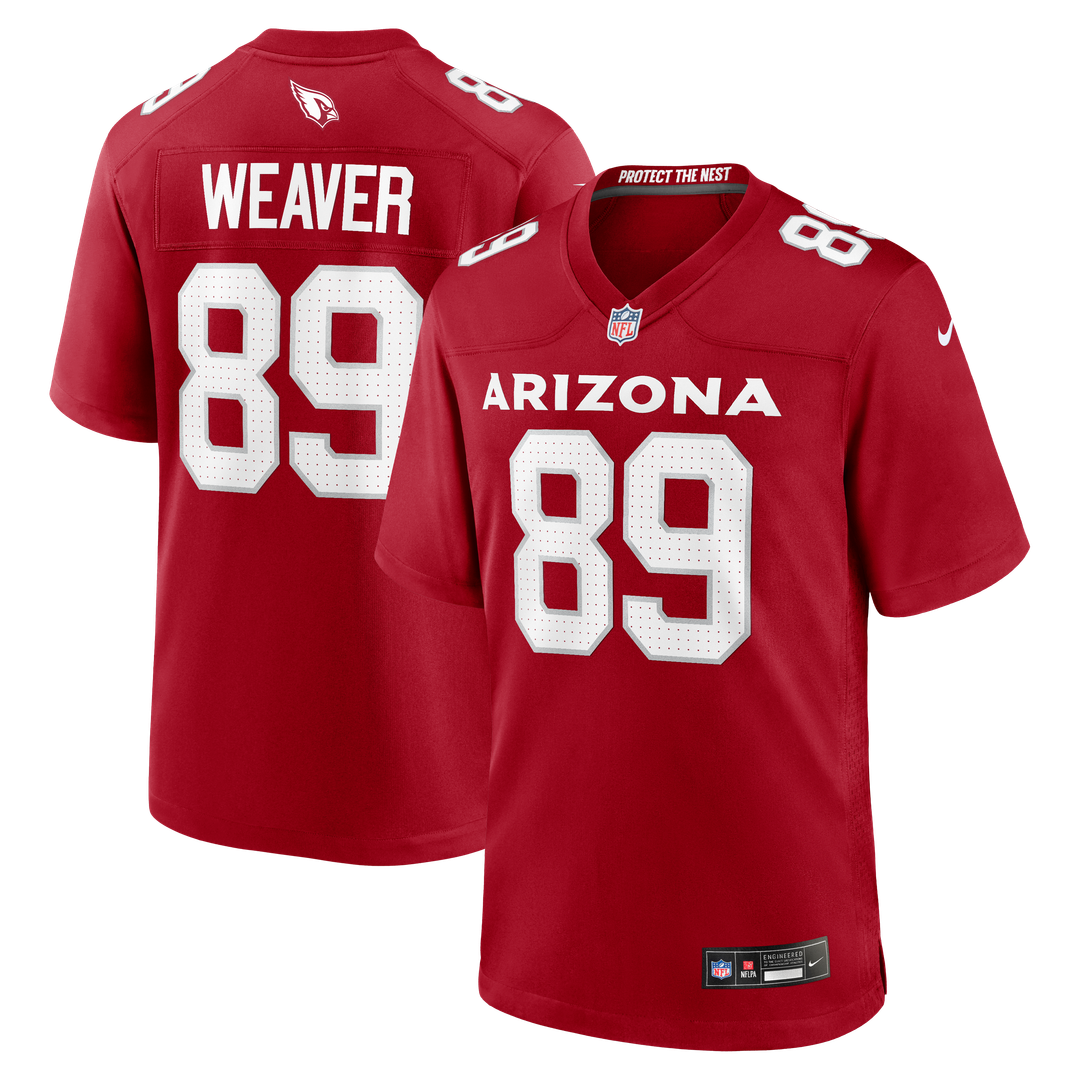 Xavier Weaver Arizona Cardinals Nike Team Game Jersey -  Cardinal