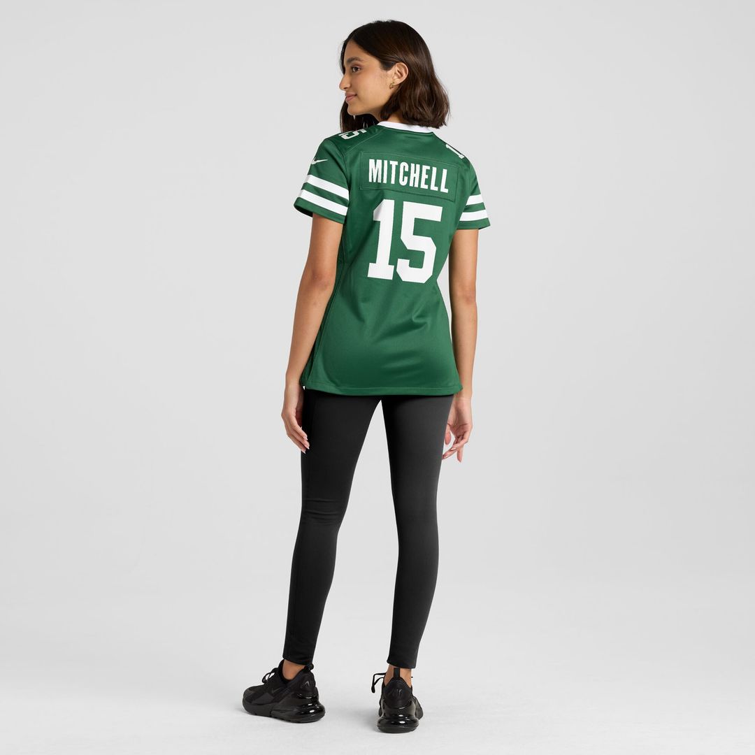 Adonai Mitchell New York Jets Nike Women's Team Game Jersey - Legacy Green