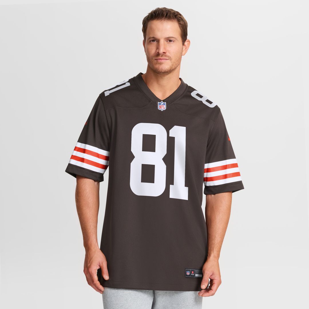 Luke Floriea Cleveland Browns Nike Team Game Jersey -  Brown