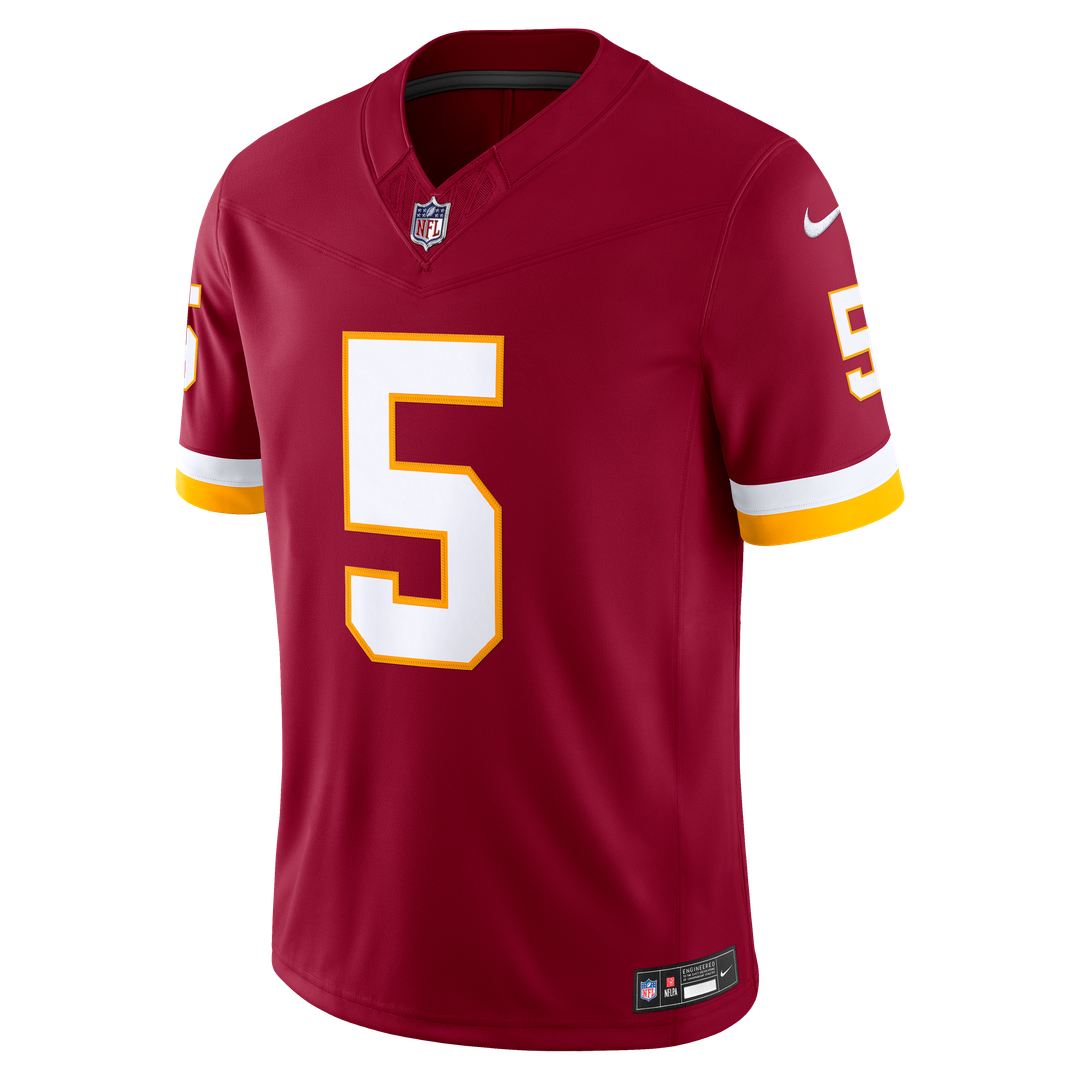 Jayden Daniels Washington Commanders Nike Vapor F.U.S.E. Stitched Limited Jersey - Burgundy