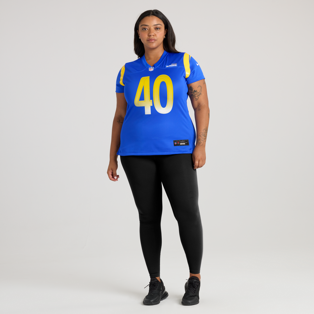 Jesse Luketa Los Angeles Rams Nike Women's Team Game Jersey -  Royal