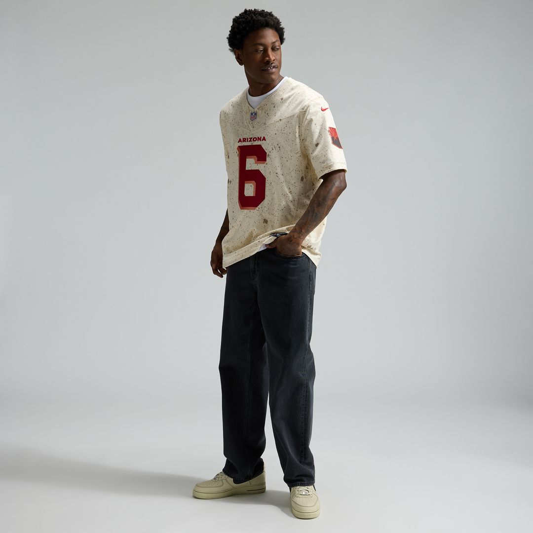 James Conner Arizona Cardinals Nike 2025 Rivalries Collection Stitched Limited Jersey - Natural