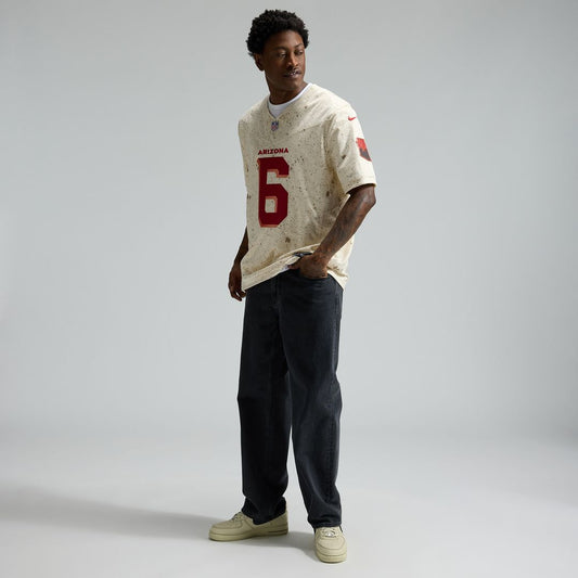James Conner Arizona Cardinals Nike 2025 Rivalries Collection Stitched Limited Jersey - Natural