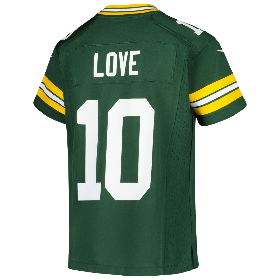 Jordan Love Green Bay Packers Nike Youth Game Jersey - White