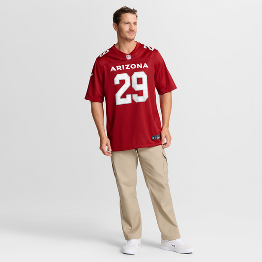 Denzel Burke Arizona Cardinals Nike Team Game Jersey -  Cardinal