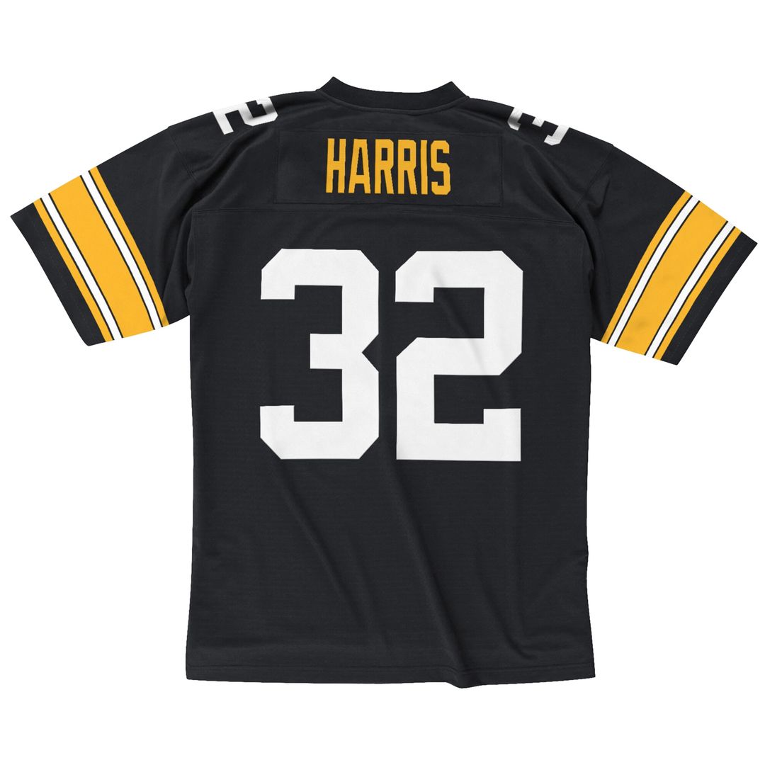 Franco Harris Pittsburgh Steelers Mitchell & Ness Legacy Replica Jersey - Black