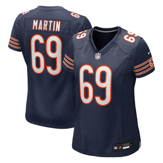 Jeremiah Martin Chicago Bears Nike Women's Team Game Jersey -  Navy