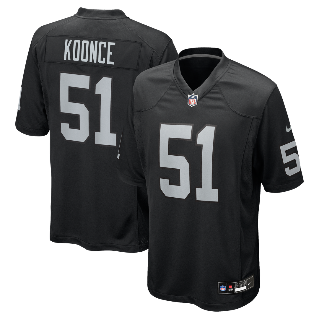 Malcolm Koonce Las Vegas Raiders Nike Game Jersey - Black
