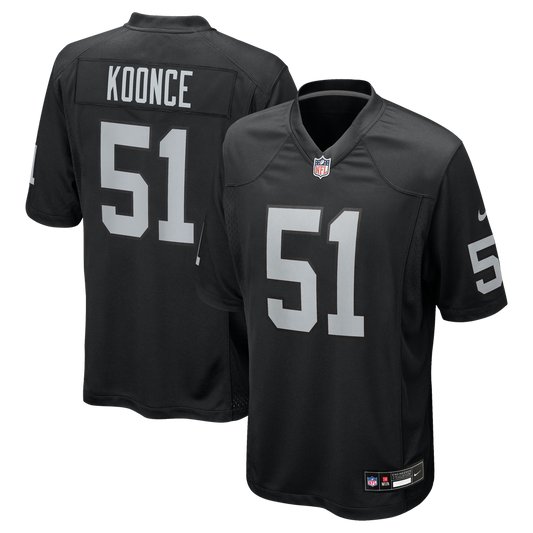 Malcolm Koonce Las Vegas Raiders Nike Game Jersey - Black