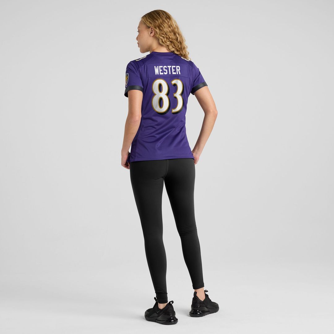 LaJohntay Wester Baltimore Ravens Nike Women's Team Game Jersey -  Purple