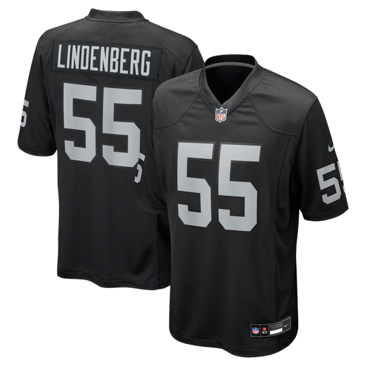 Cody Lindenberg Las Vegas Raiders Nike Team Game Jersey -  Black