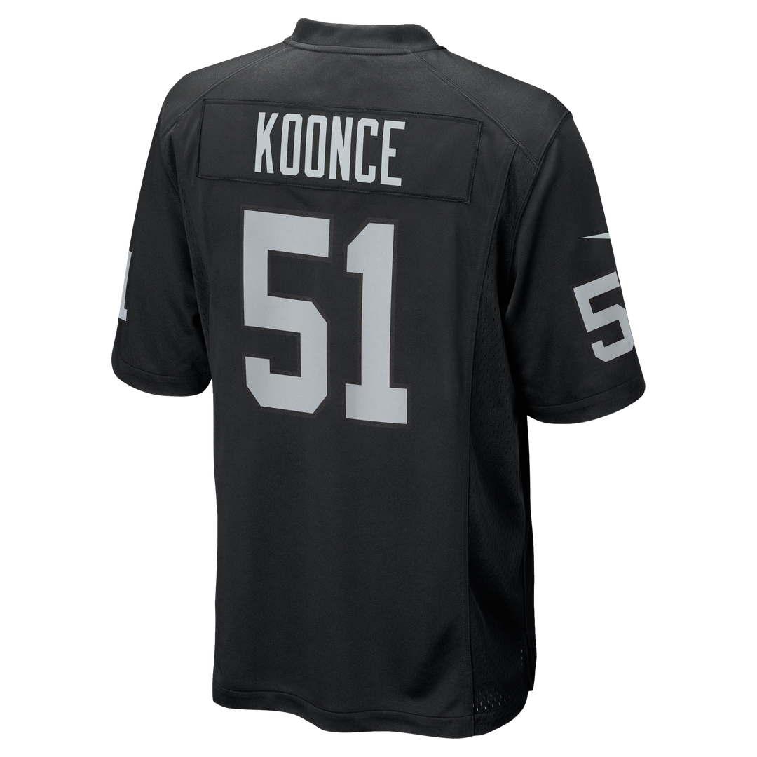 Malcolm Koonce Las Vegas Raiders Nike Game Jersey - Black