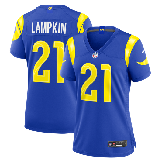 Cam Lampkin Los Angeles Rams Nike Women's Team Game Jersey - Royal