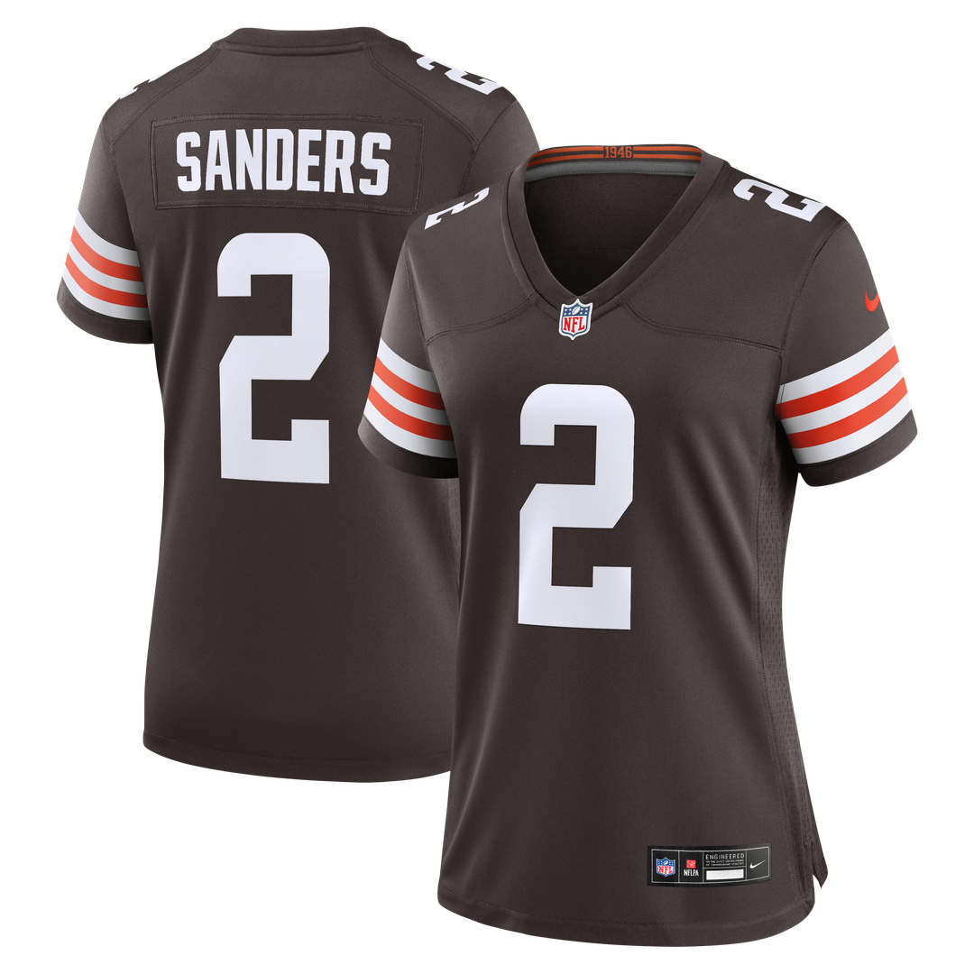 Shedeur Sanders Cleveland Browns Nike Women's Team Game Jersey -  Brown