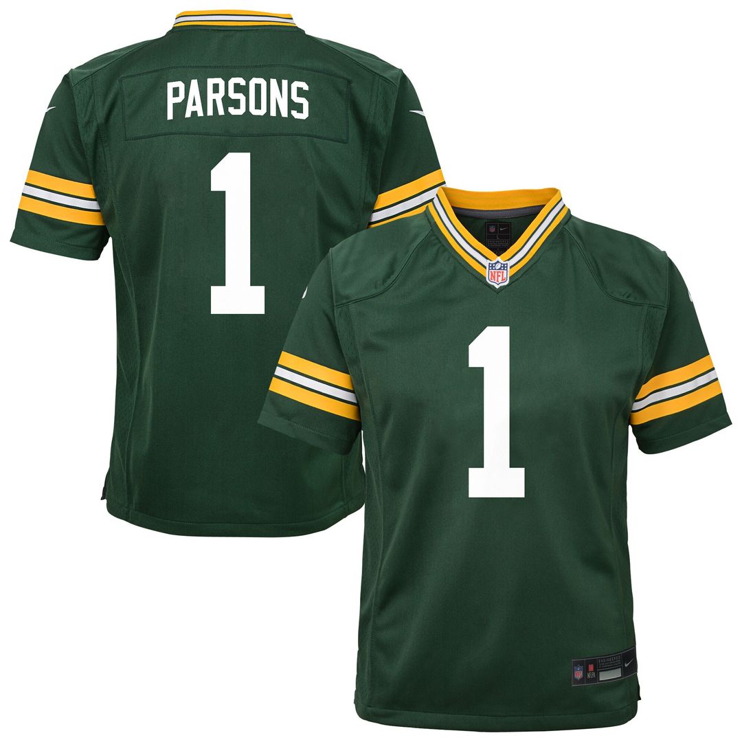 Micah Parsons Green Bay Packers Nike Preschool Team Game Jersey - Green