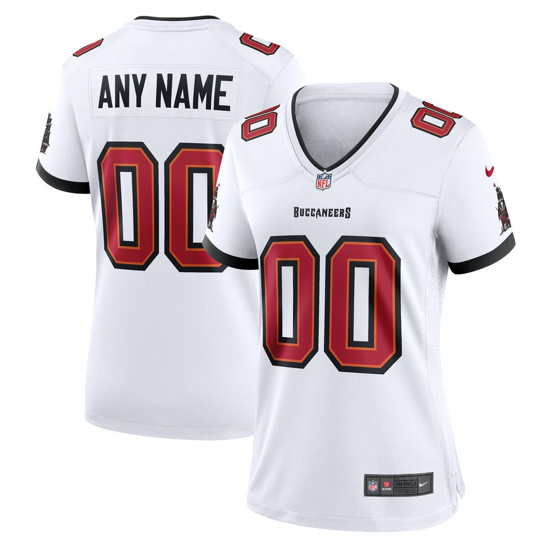 Tampa Bay Buccaneers Nike Women's Alternate Custom Game Jersey - Pewter