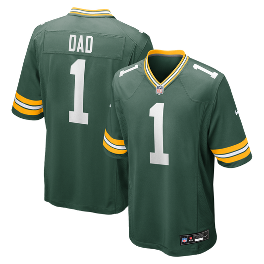 Number 1 Dad Green Bay Packers Nike Game Jersey - Green