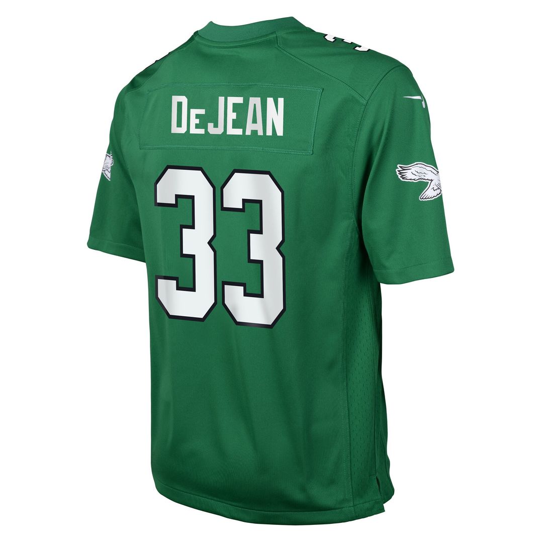 Cooper DeJean Philadelphia Eagles Nike Youth Alternate Game Jersey - Kelly Green