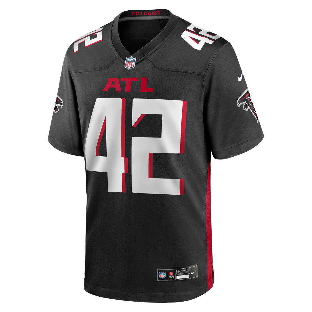 Josh Woods Atlanta Falcons Nike Team Game Jersey -  Black