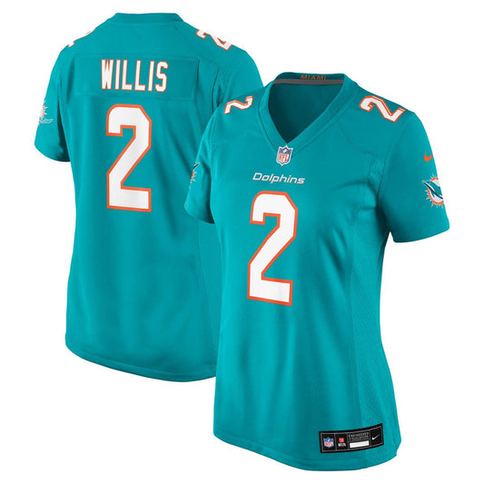 Malik Willis Miami Dolphins Nike Women's Game Jersey - Aqua