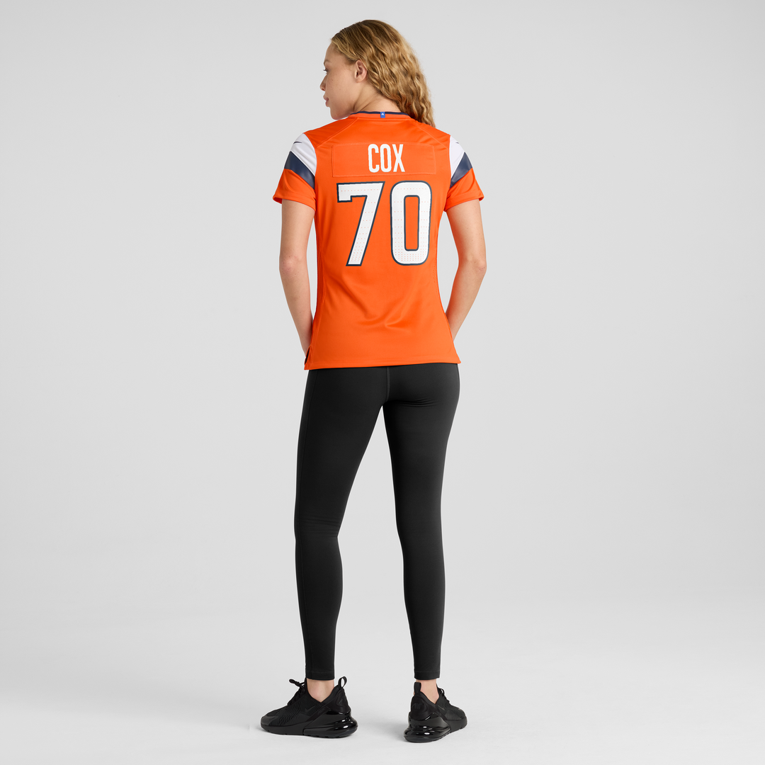 Marques Cox Denver Broncos Nike Women's Team Game Jersey -  Orange