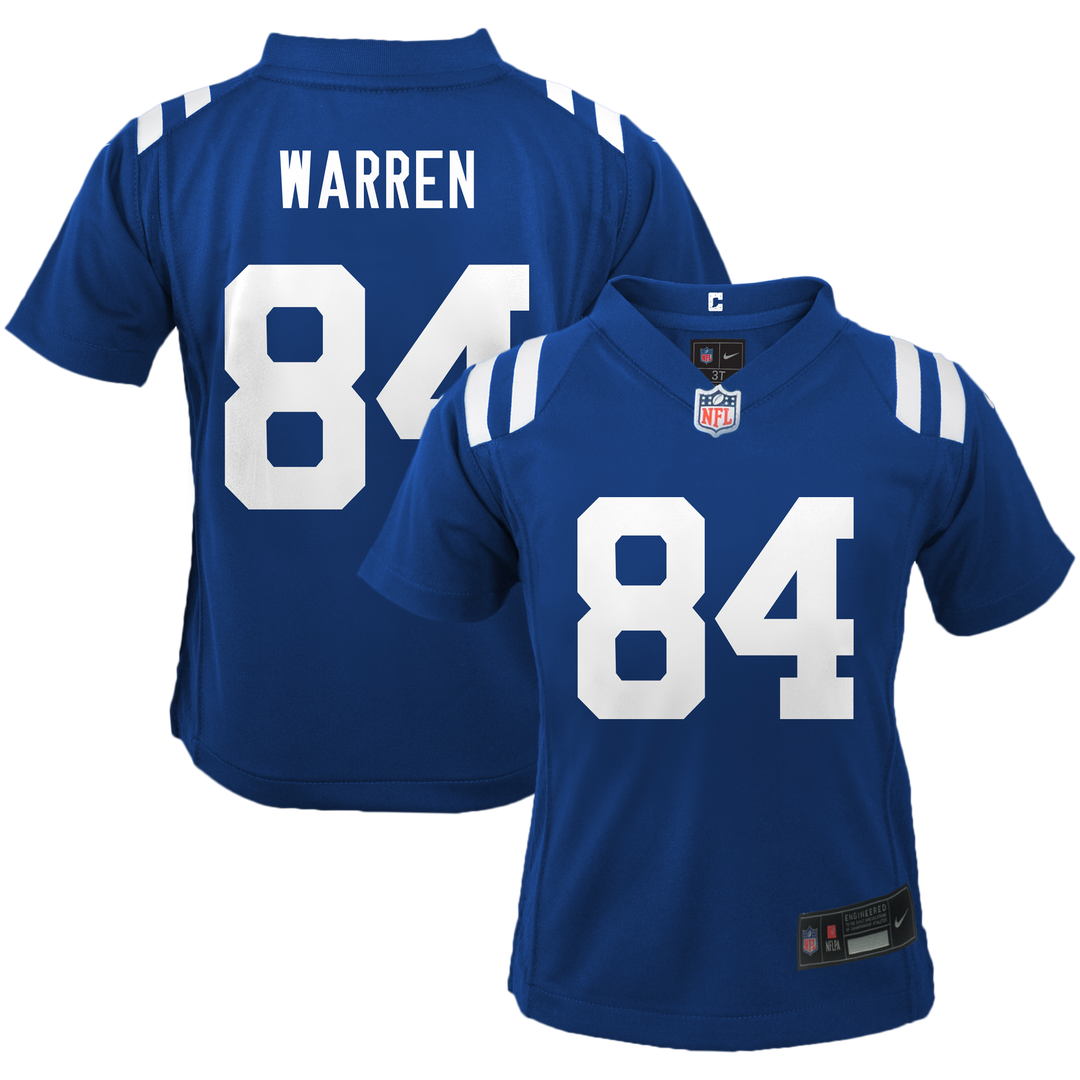 Tyler Warren Indianapolis Colts Nike Toddler Team Game Jersey - Royal