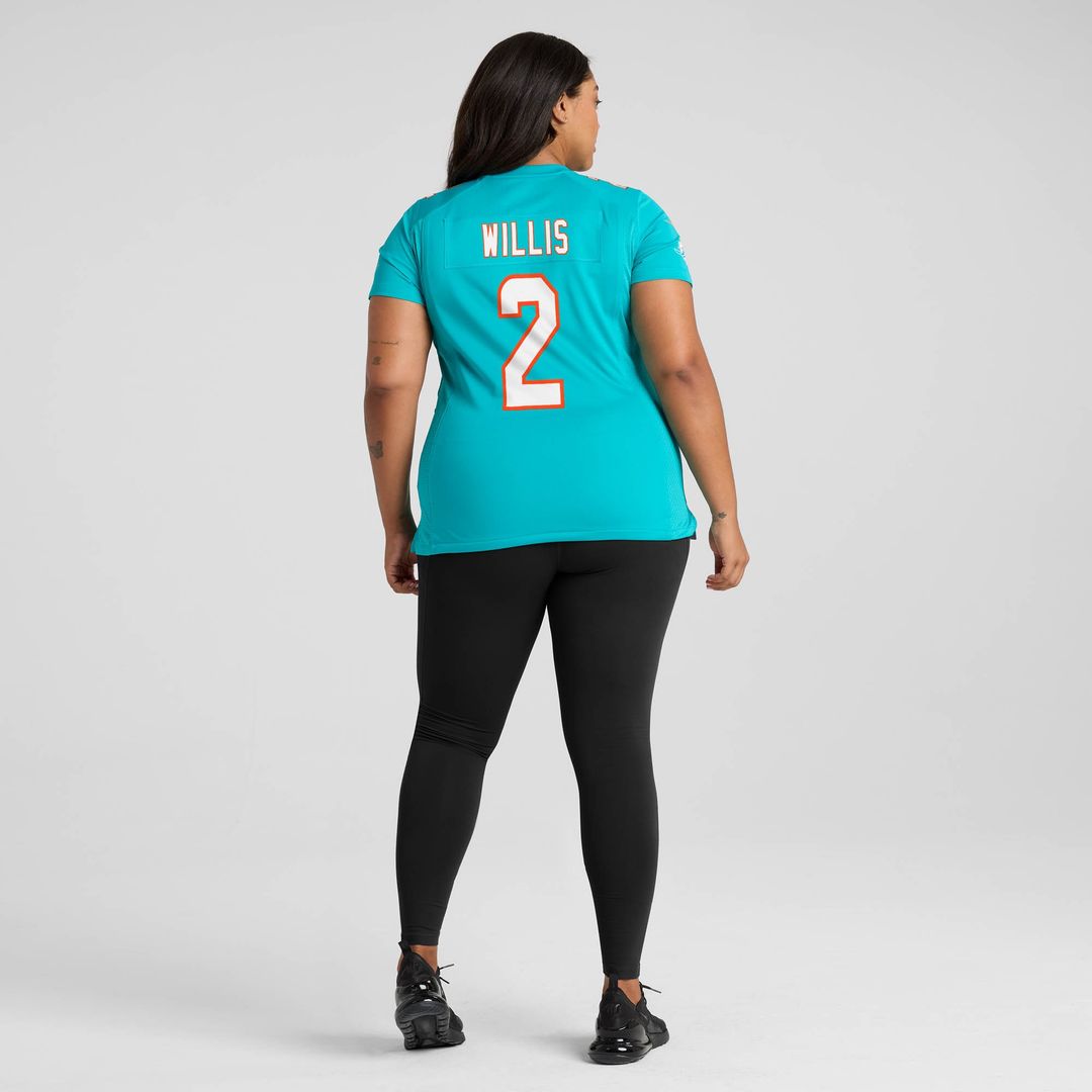 Malik Willis Miami Dolphins Nike Women's Game Jersey - Aqua