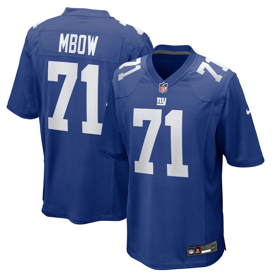 Marcus Mbow New York Giants Nike Team Game Jersey -  Royal