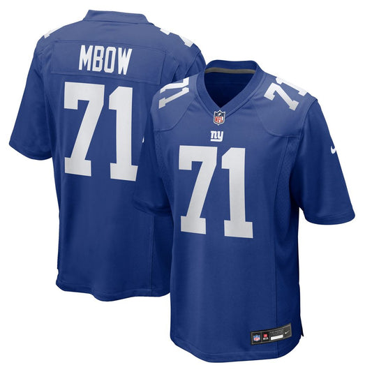 Marcus Mbow New York Giants Nike Team Game Jersey -  Royal