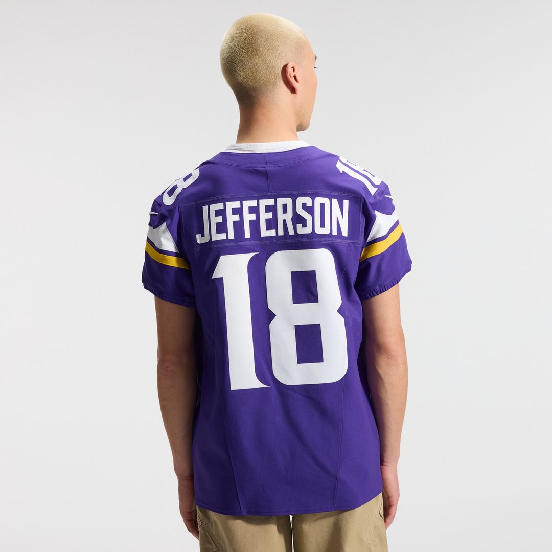 Justin Jefferson Minnesota Vikings Nike  Vapor F.U.S.E. Elite Jersey - Purple