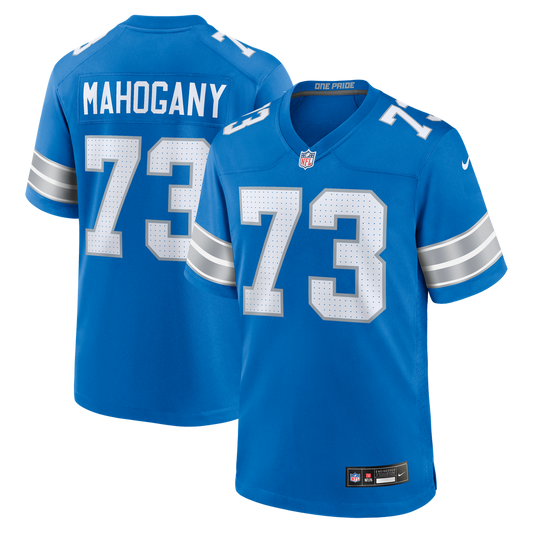Christian Mahogany Detroit Lions Nike Team Game Jersey -  Blue
