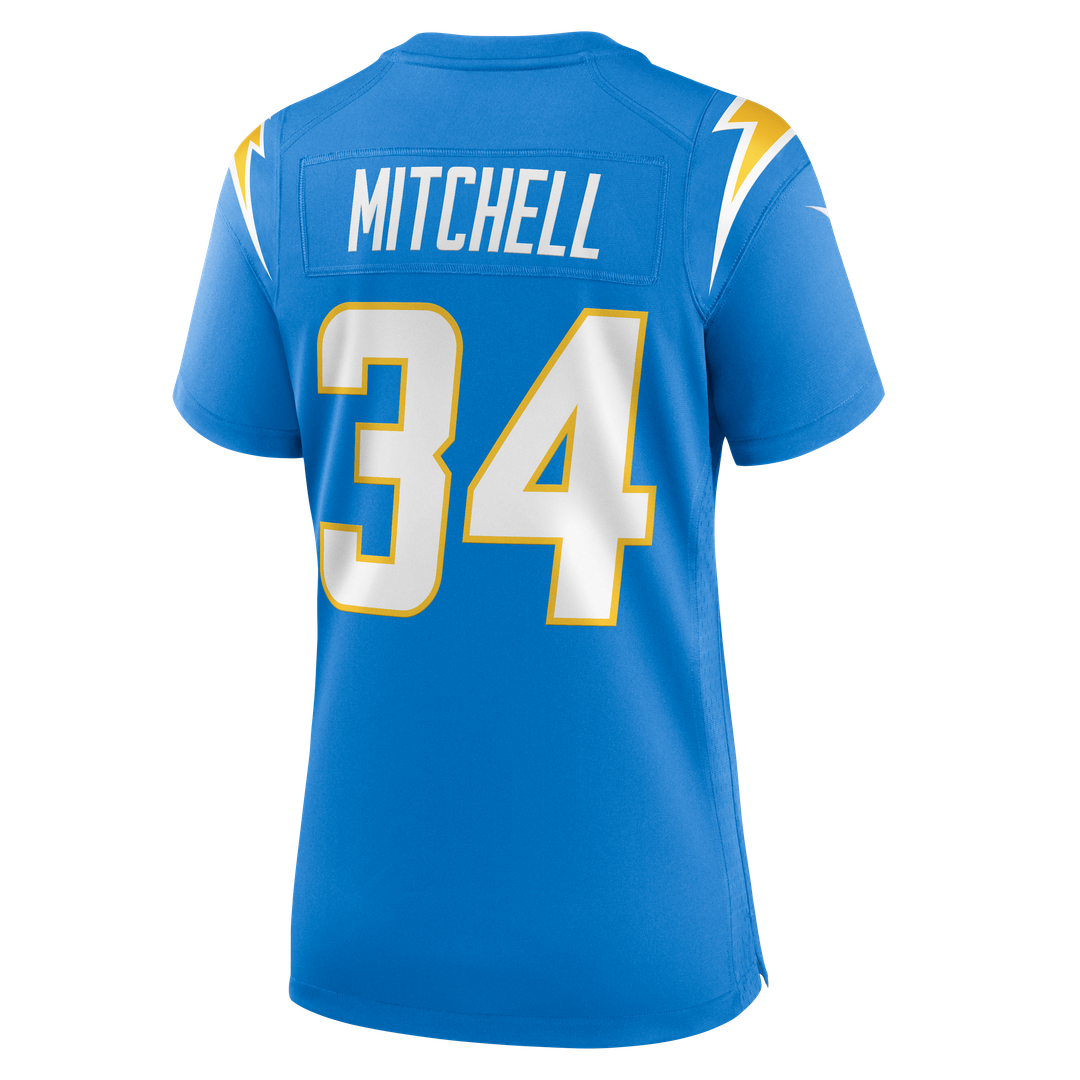 Keaton Mitchell Los Angeles Chargers Nike Women's Team Game Jersey -  Powder Blue