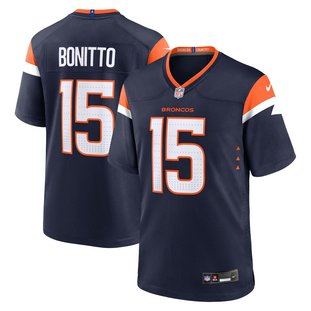 Nik Bonitto Denver Broncos Nike Alternate Game Jersey -  Navy