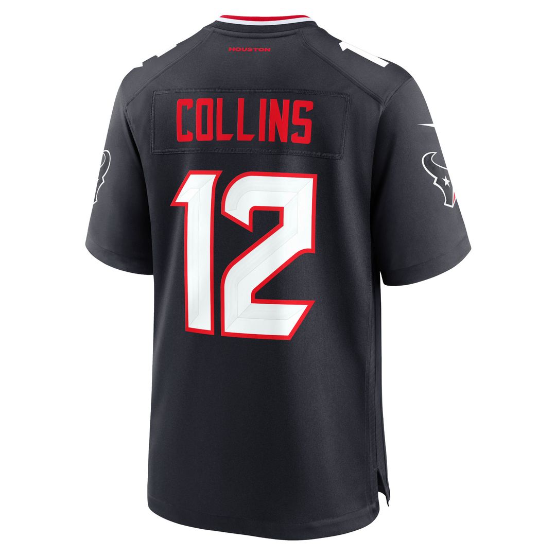 Nico Collins Houston Texans Nike Alternate Game Jersey -  Red