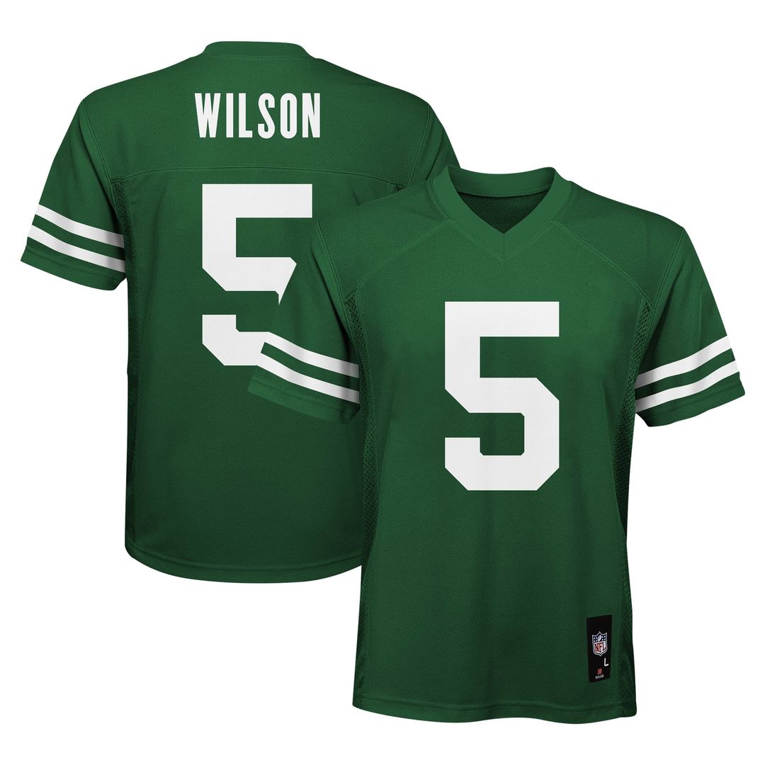 Garrett Wilson New York Jets Preschool Replica Player Jersey - Legend Green