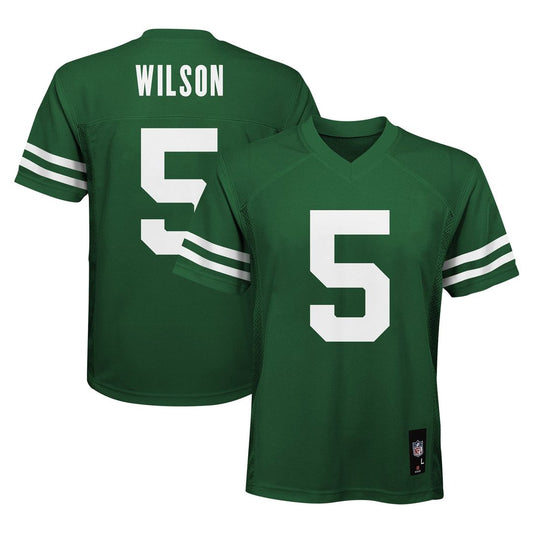 Garrett Wilson New York Jets Preschool Replica Player Jersey - Legend Green