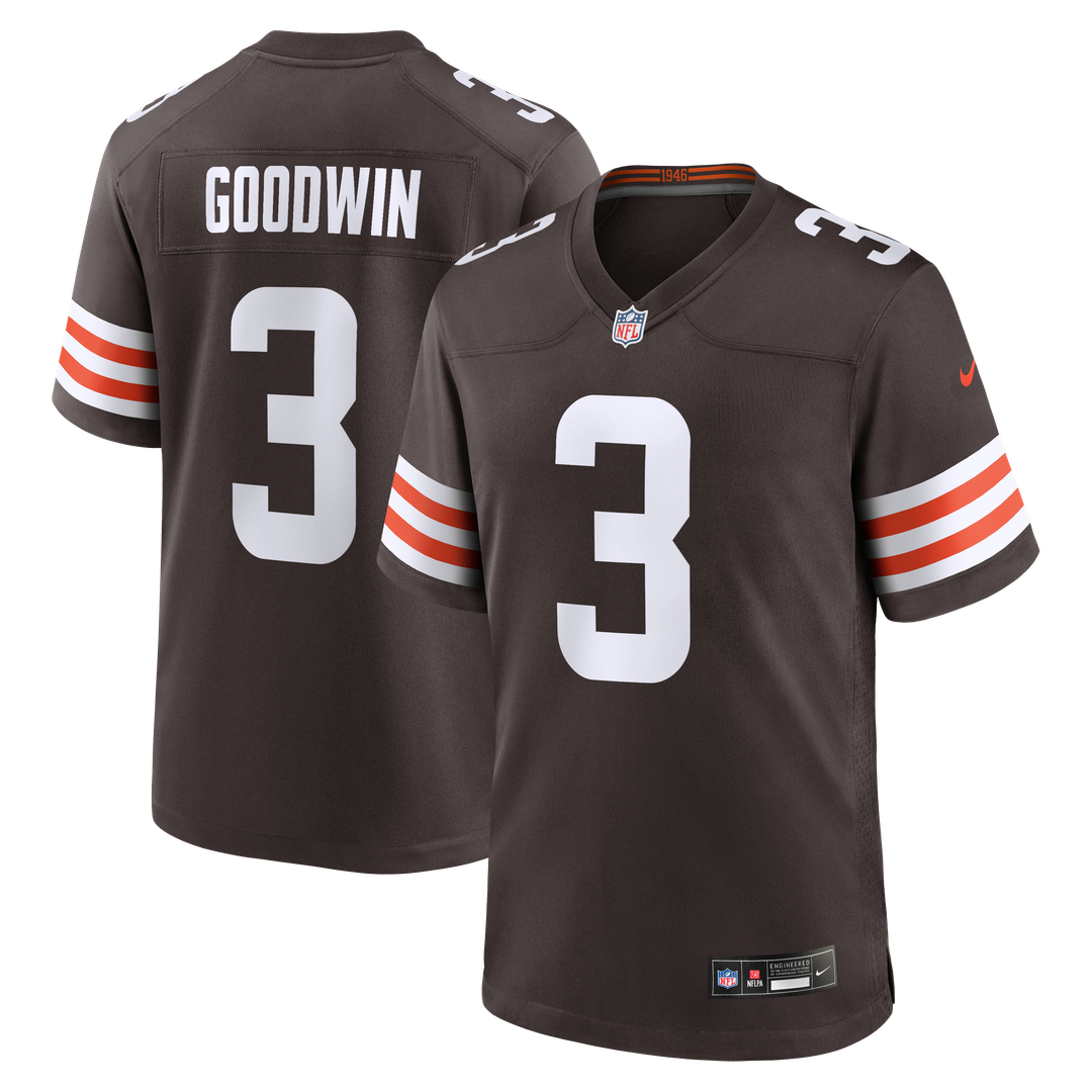 Marquise Goodwin Cleveland Browns Nike Team Game Jersey -  Brown