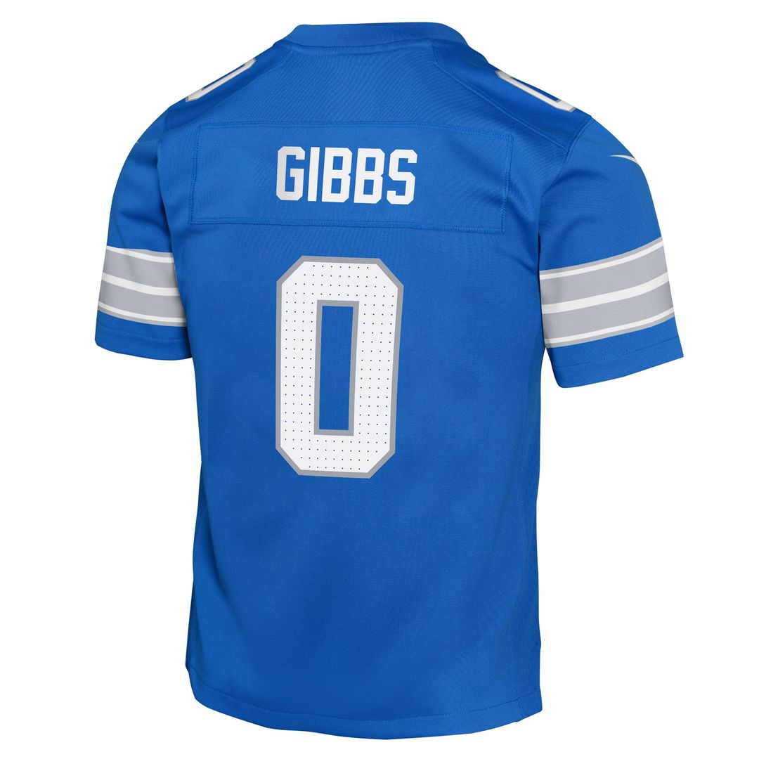 Jahmyr Gibbs Detroit Lions Nike Youth Game Jersey - Blue